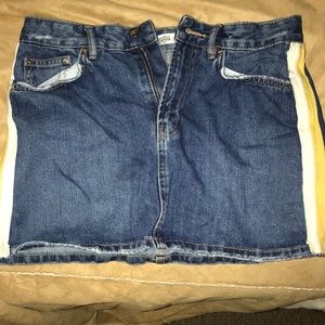 Blue jean skirt